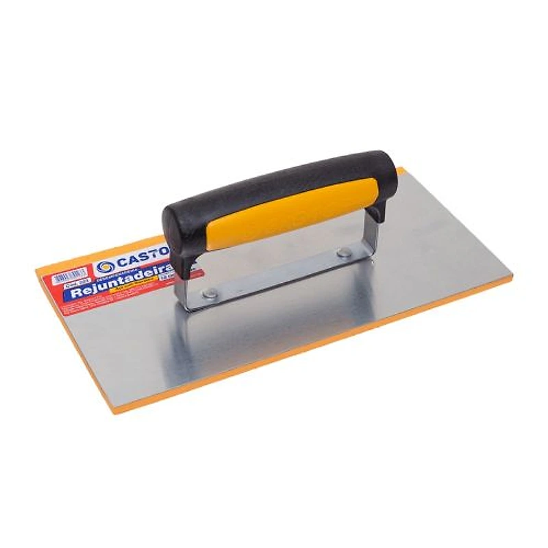 Desempenadeira de Aço com Borracha Reta para Rejunte 10x24cm Castor — Campinas
