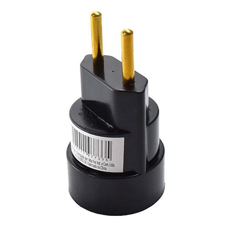 Soquete com Plug E27 Preto Thompson 1423 — Campinas