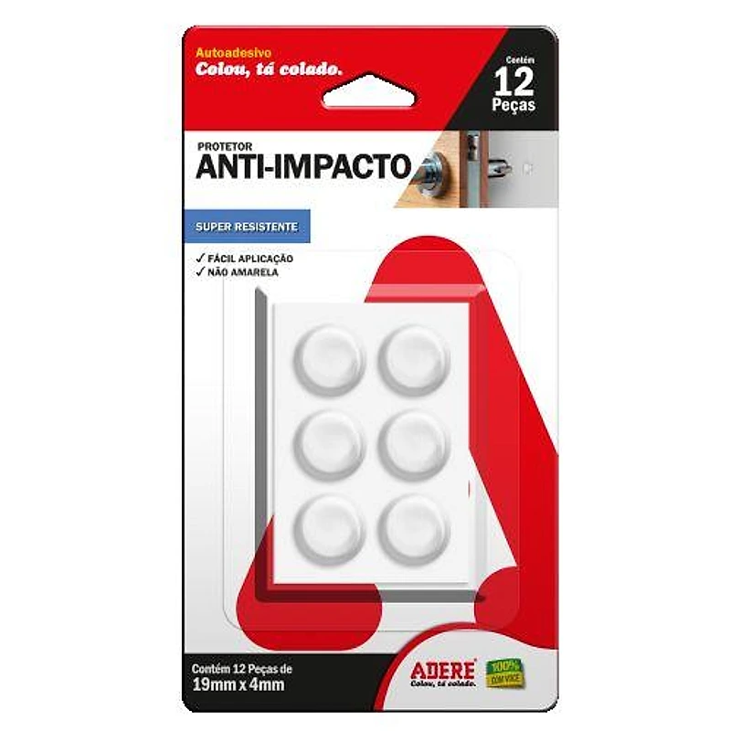Protetor Anti-Impacto Circular 19mm Adere 12 Peças — Campinas