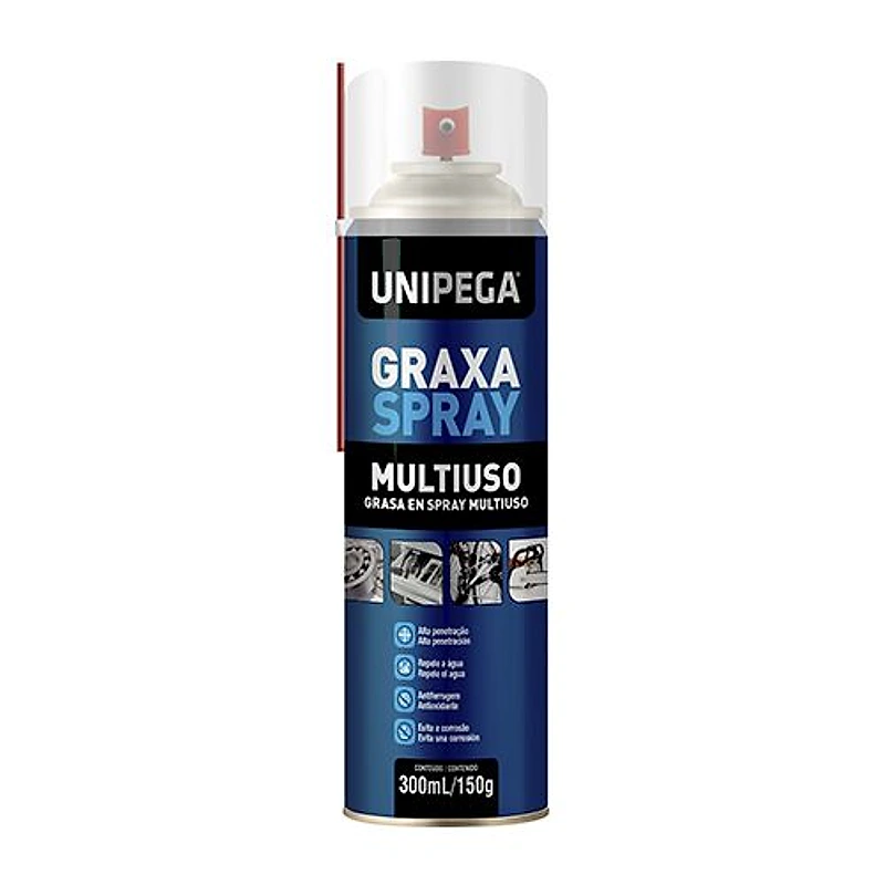 Graxa Multiuso em Spray 150g Unipega — Campinas