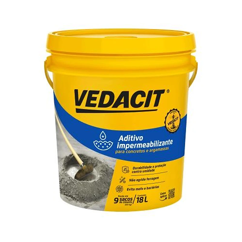 Aditivo Impermeabilizante Vedacit 18L — Campinas