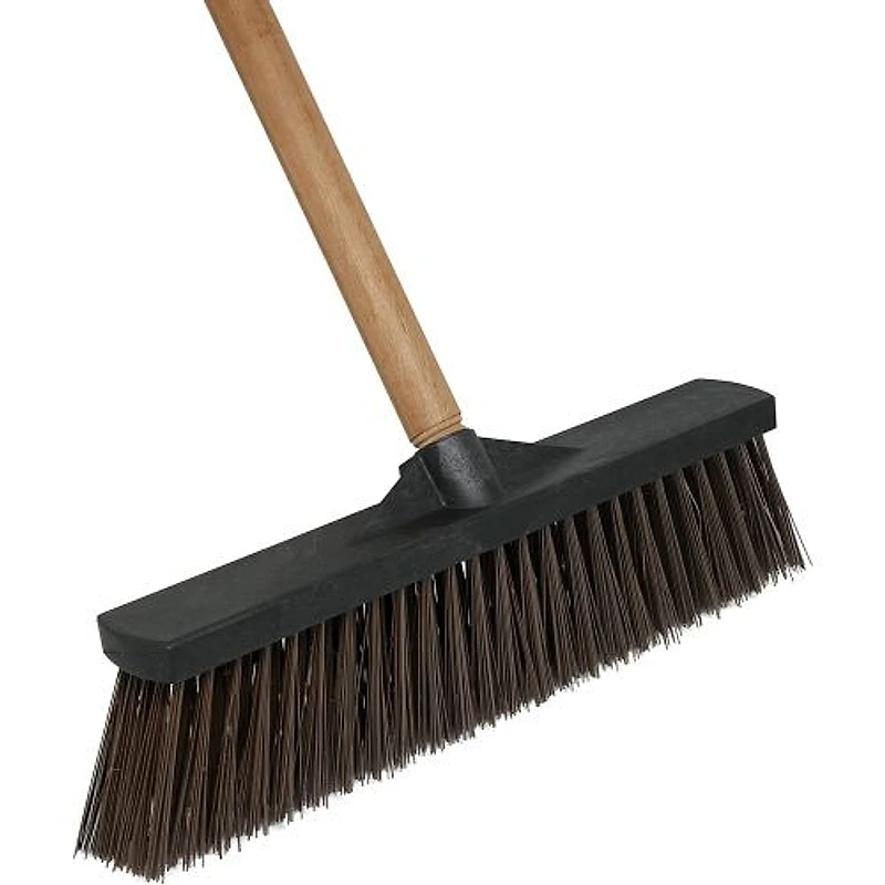 Vassourão de Gari em Nylon 60cm com Cabo de Madeira Roma — Campinas