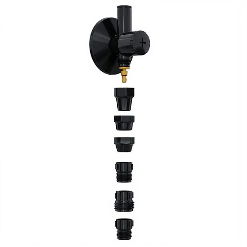 Adaptador para Filtro de Água com Registro 1/2 ABS Preto Blukit — Campinas
