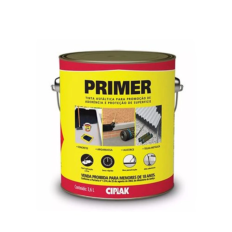 Primer Manta Solvente Ciplak 3,6L — Campinas