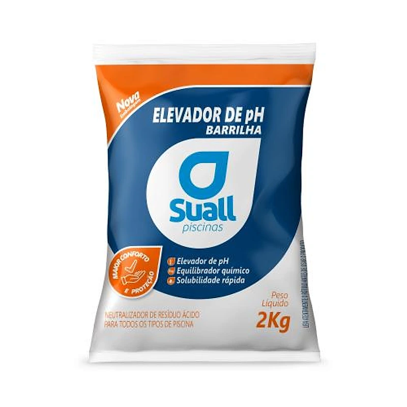Elevador de pH e Barrilha Granulada 2kg Suall CELPHF20 — Campinas