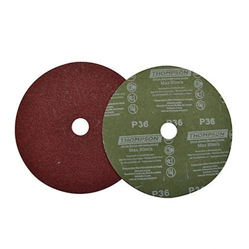 Disco de Lixa 7" (180mm) Grão 120 Thompson 1491 — Campinas