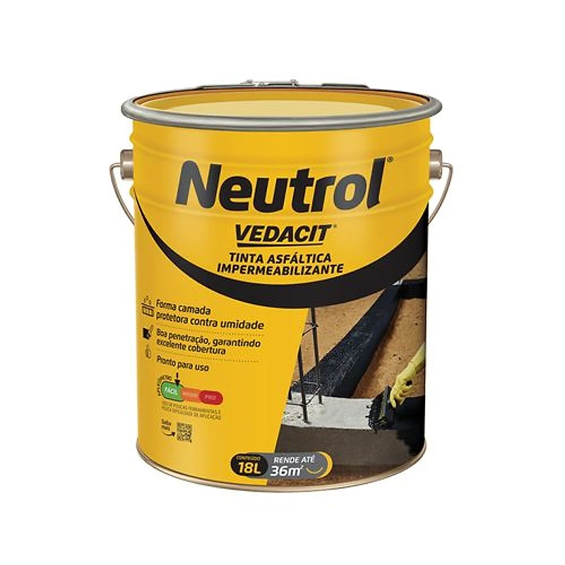 Neutrol Base Solvente Vedacit 18L — Campinas