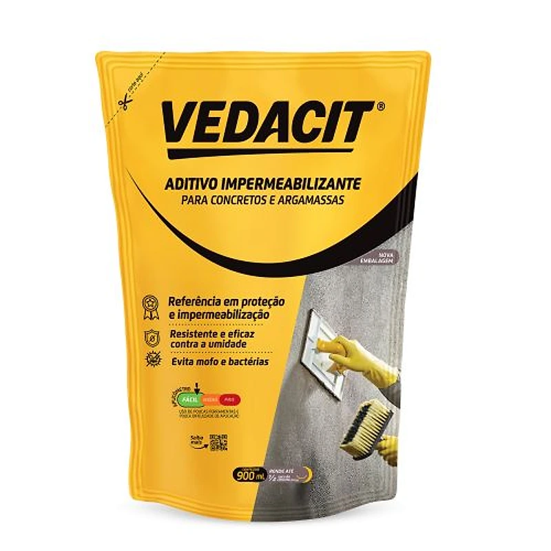 Aditivo Impermeabilizante Vedacit 900ml Sachê — Campinas