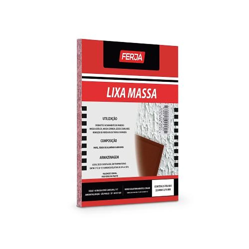 Lixa para Massa 80 Ferja FL0LN0808 — Campinas
