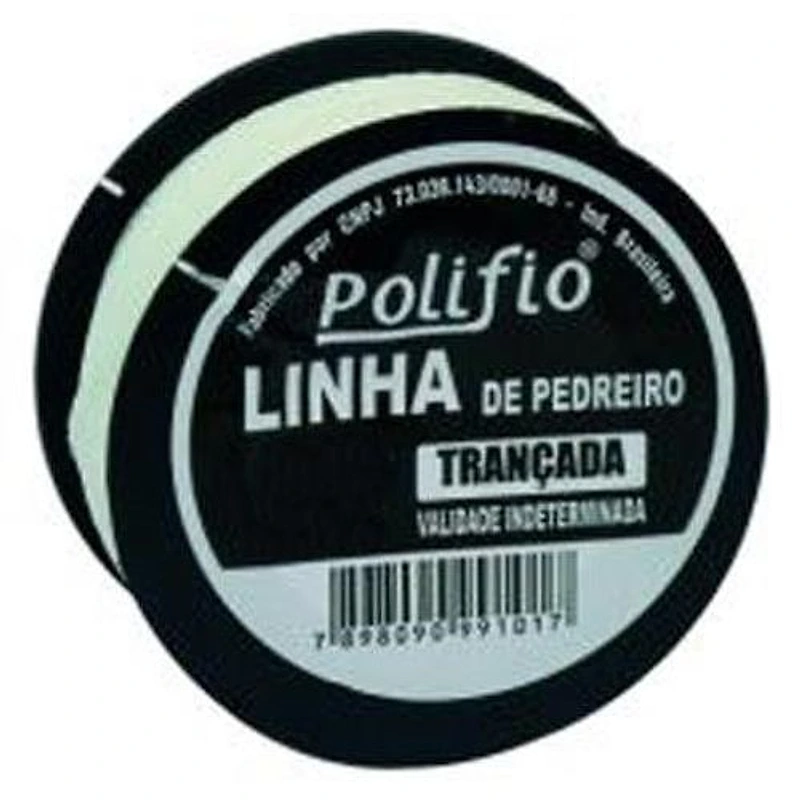 Linha de Pedreiro Trançada 50m Polifio (Carretel) — Campinas