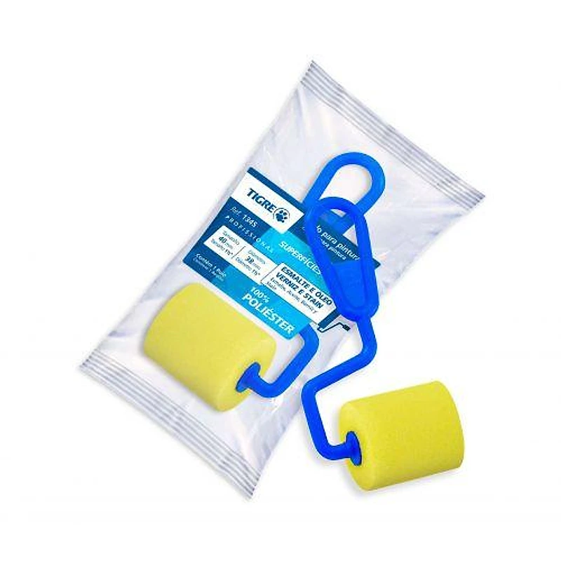 Rolo de Espuma Poliéster 4cm com Cabo Tigre — Campinas