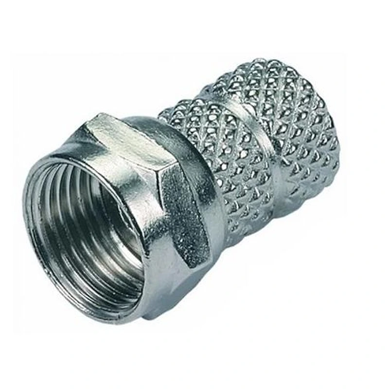 Conector Coaxial F Macho com Rosca em Metal para Cabo RG6 Interneed — Campinas