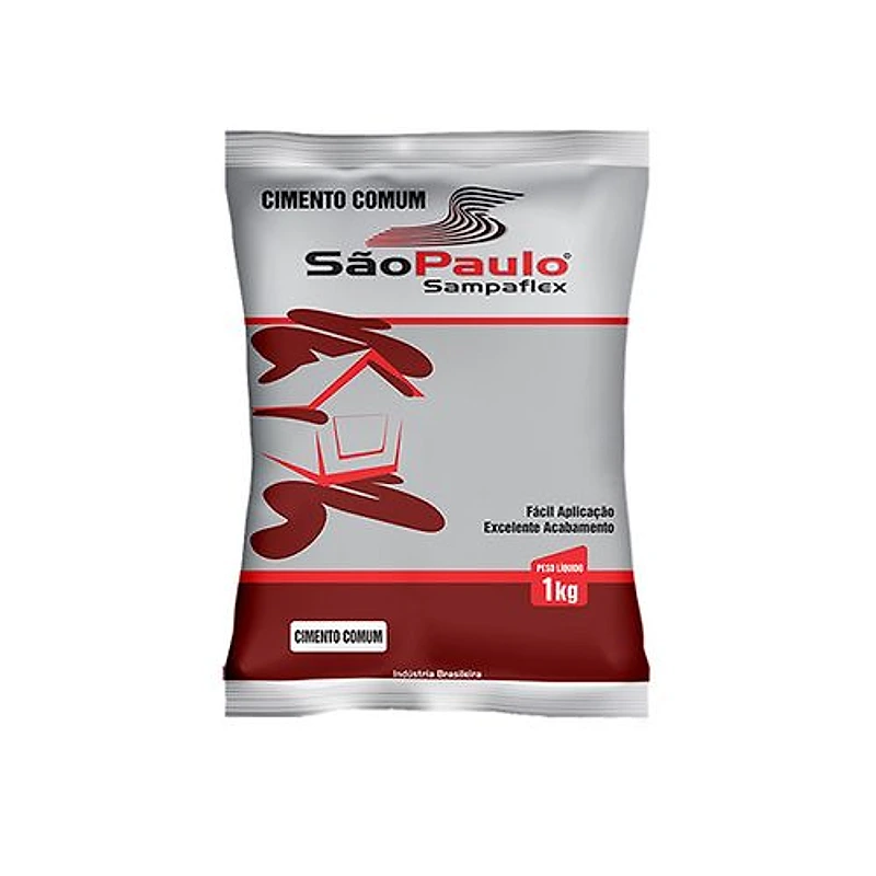 Cimento Cinza Comum 1kg Sampaflex — Campinas