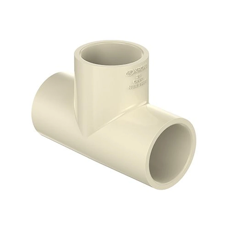 Tê CPVC Água Quente 90° 28mm Ultraterm Krona — Campinas