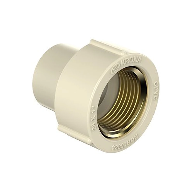 Luva de Transição CPVC Água Quente com Bucha de Latão 22mm x 3/4" Ultraterm Krona — Campinas