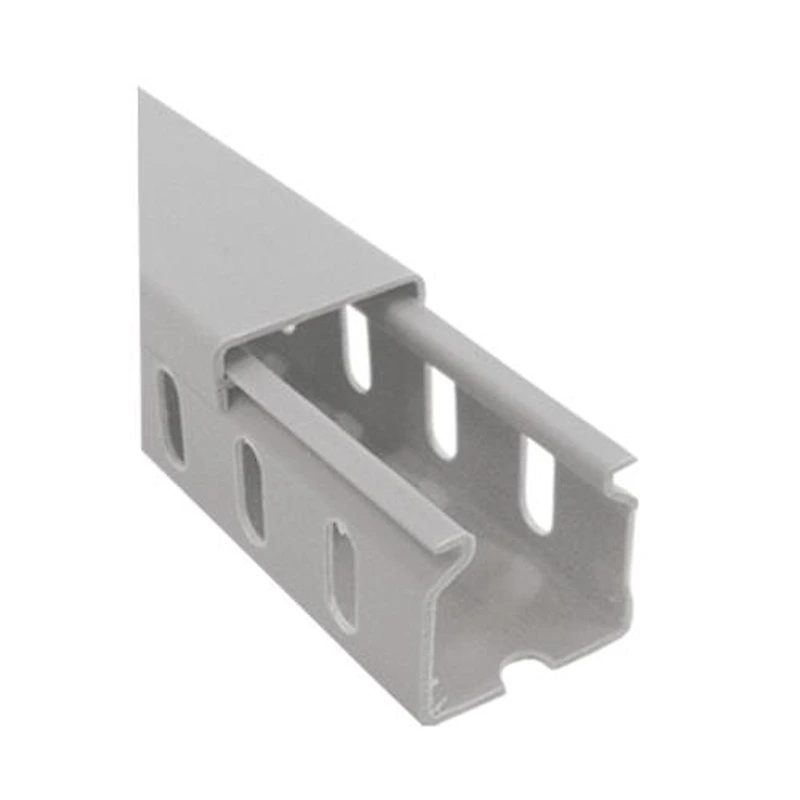 Canaleta de PVC Semi-Aberta Cinza 30x30x2m Ilumi — Campinas