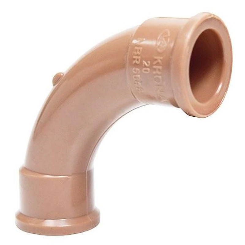 Curva Longa de PVC Soldável 90° 20mm (1/2") Krona — Campinas