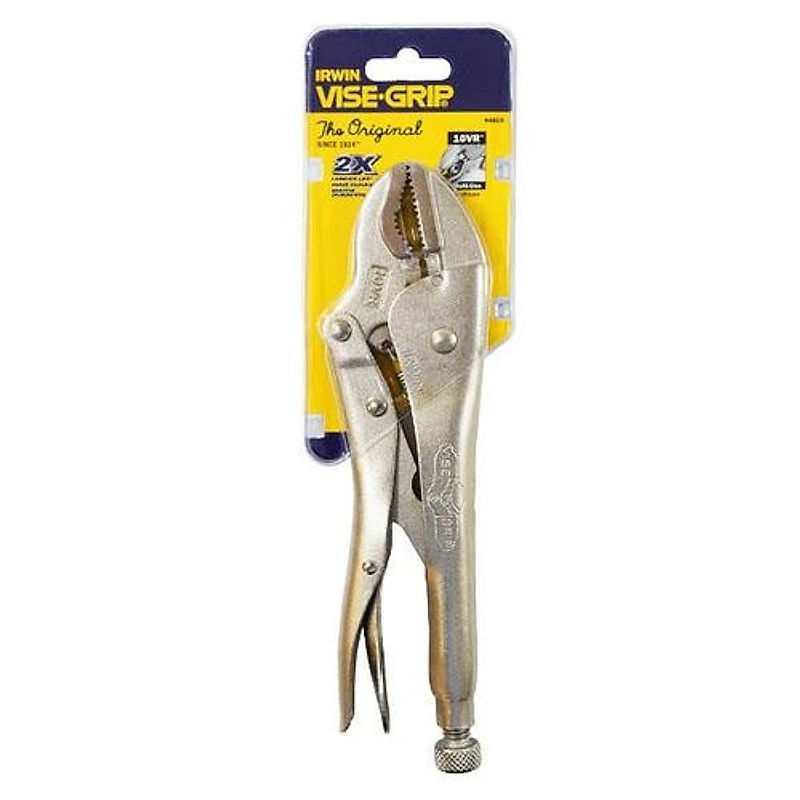 Alicate de Pressão 10" Mordente Curvo Irwin Vise-Grip — Campinas