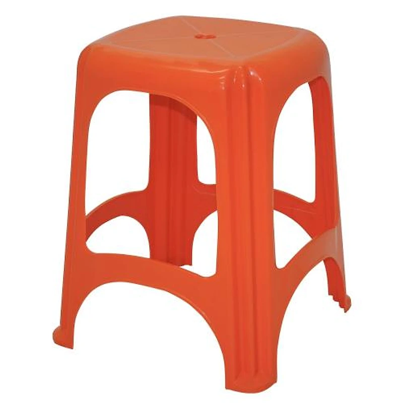 Banqueta Plástica Niterói Laranja Tramon — Campinas