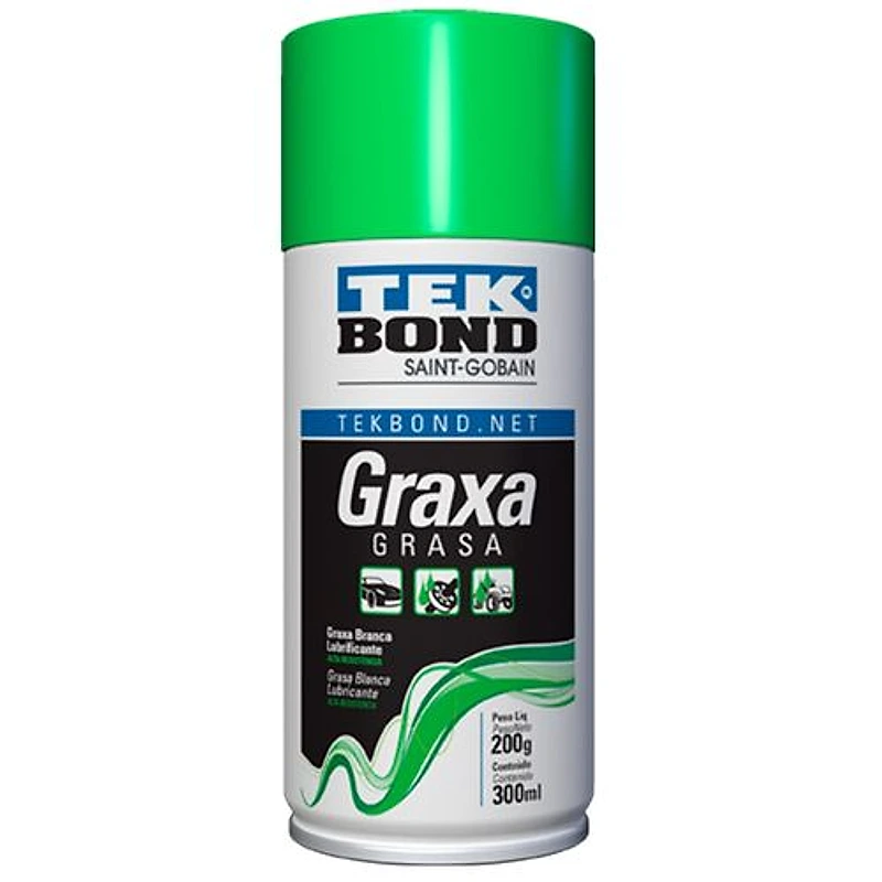 Graxa Branca em Spray 200g Tekbond Tek Bond — Campinas
