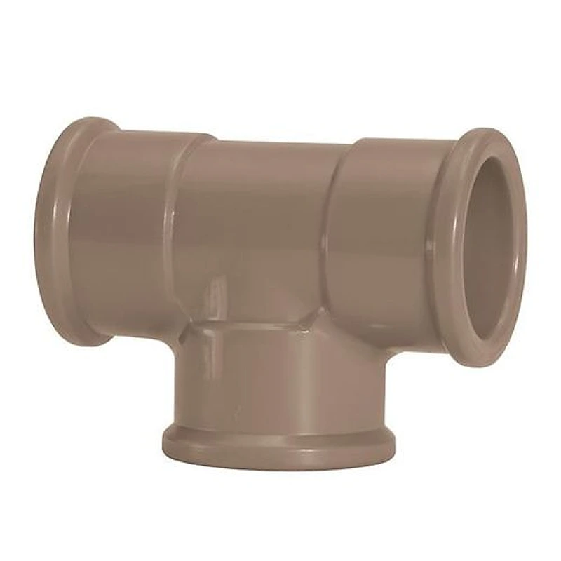 Tê Soldável PVC Marrom 1.1/2" Amanco — Campinas