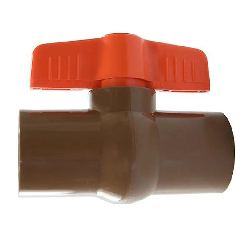 Registro de Esfera Roscável Reforçado PVC 25mm (3/4") Laranja Herc — Campinas