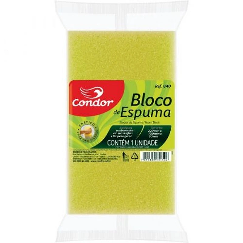 Bloco de Espuma Multiuso 6x13x22cm Condor — Campinas