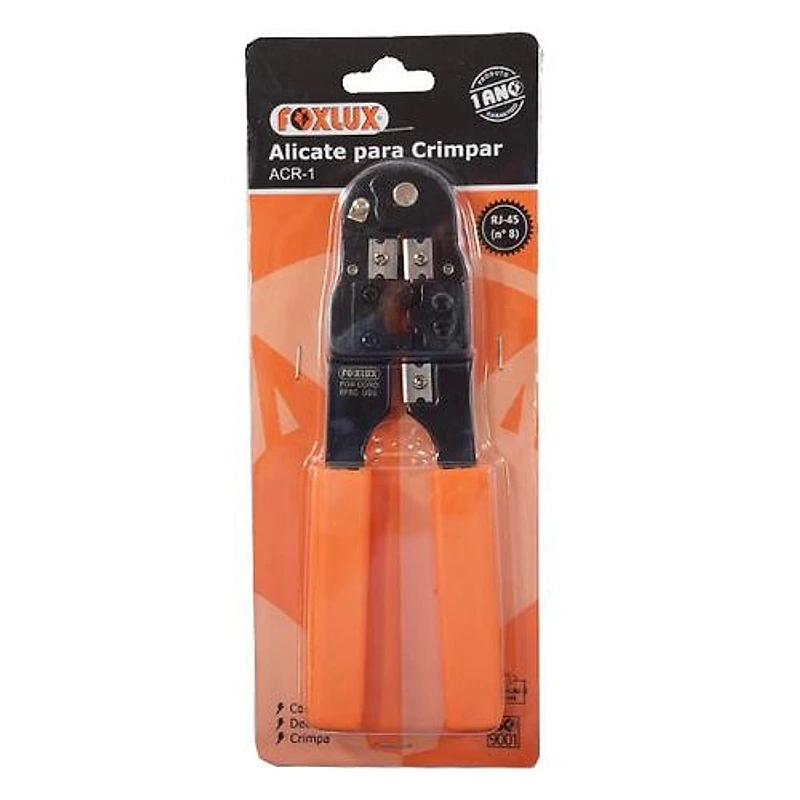Alicate de Crimpar RJ45 8 Posições Foxlux ACR1 — Campinas