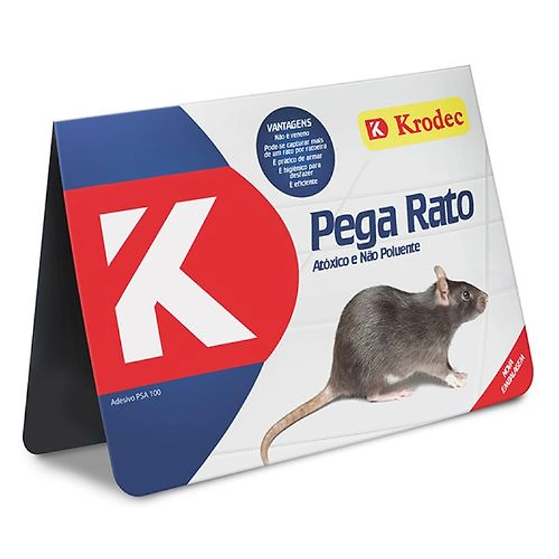 Ratoeira Adesiva Pega Rato Krodec Venda Mínima 10 Peças — Campinas