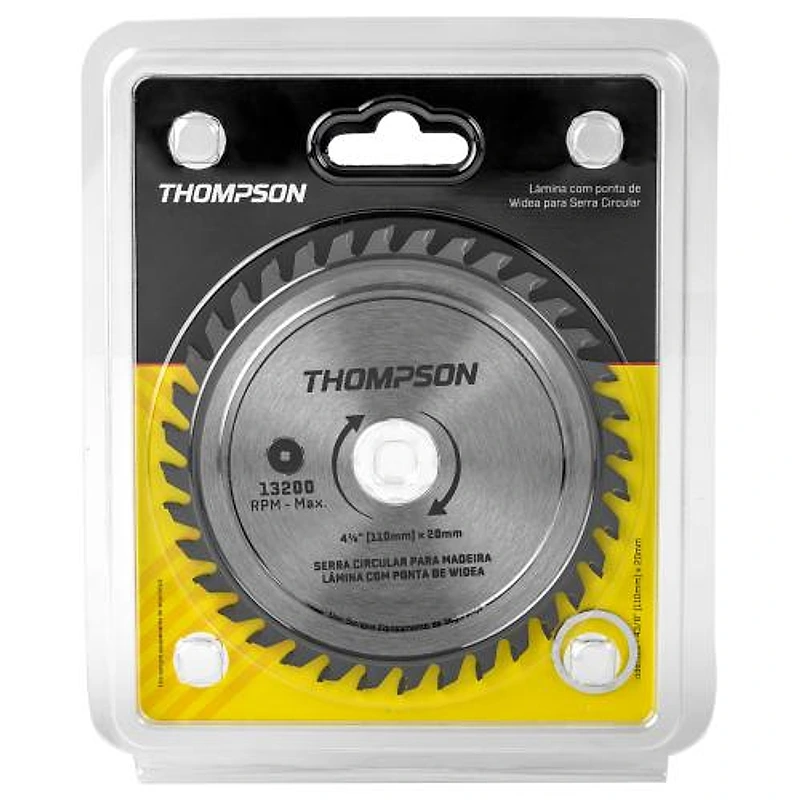 Serra Circular Wídea 4.3/8" com 24 Dentes Thompson — Campinas