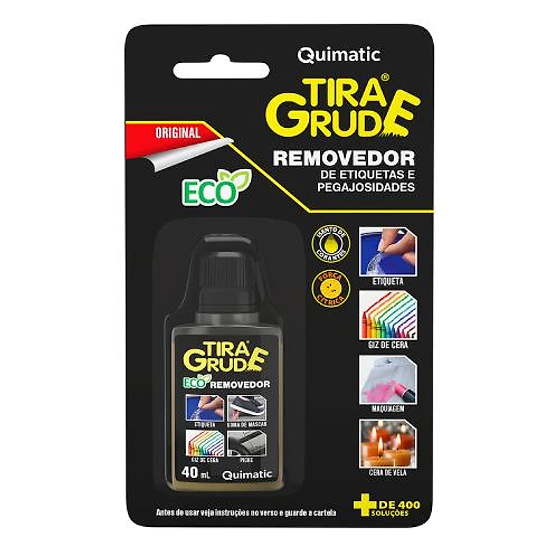 Removedor de Etiquetas e Tira Grude 40ml Quimatic FA1 — Campinas