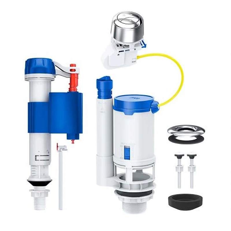 Kit para Caixa Acoplada Universal Superior Cromado 3/6L Roco 124026 — Campinas