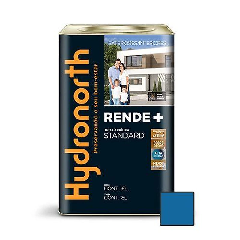 Tinta Acrílica Standard Rende+ Lua do Sertão Lata 18L Hydronorth — Campinas