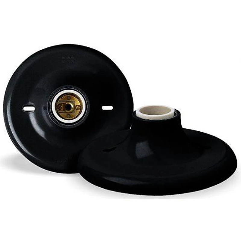 Plafonier Redondo de PVC com Soquete de Porcelana Pop Preto FC 205852 — Campinas