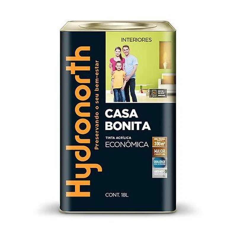 Tinta Acrílica Econômica Casa Bonita Verde Limão Lata 18L — Campinas