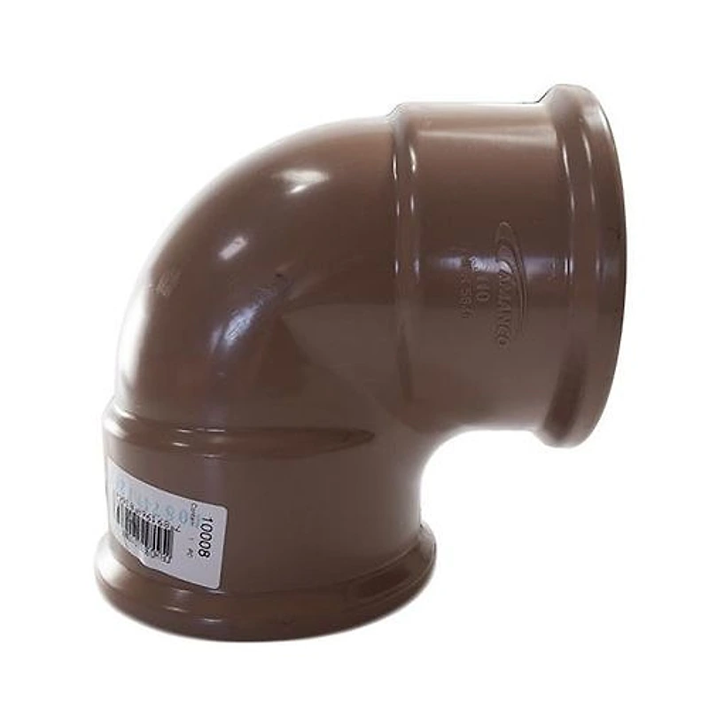 Joelho 90° Soldável 4" (110mm) Marrom Amanco — Campinas