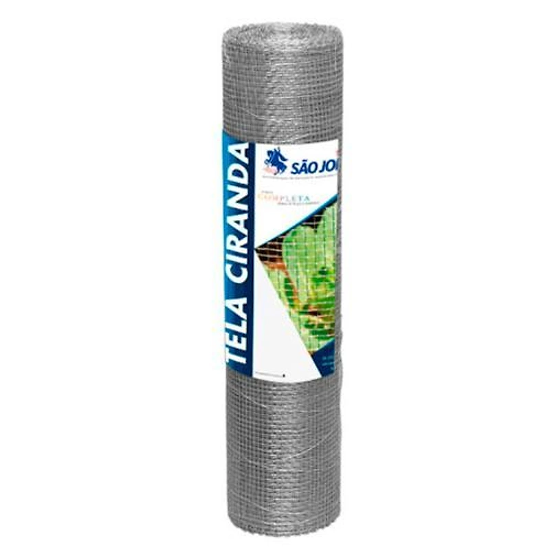 Tela Peneira Feijão Galvanizada 12,5m x 1,00m São Jorge 337 — Campinas