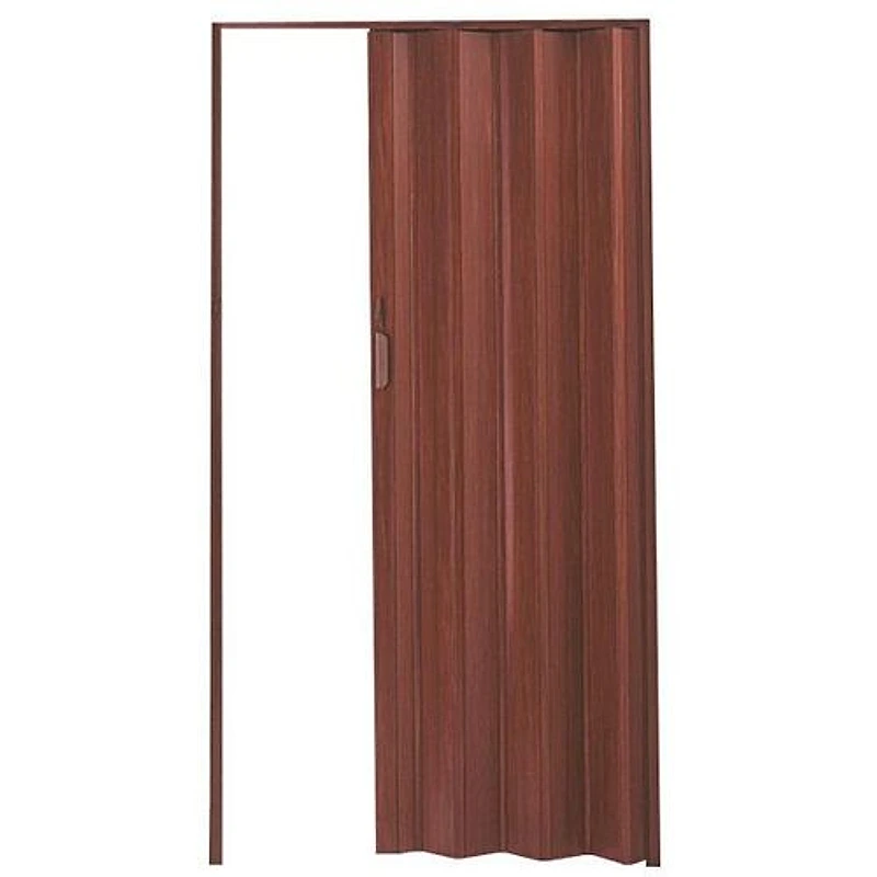 Porta Sanfonada PVC 84x210cm Mogno Plasflex — Campinas