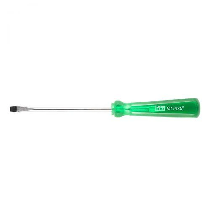 Chave de Fenda 1/4" x 5" EDA Ponta Imantada Verde — Campinas