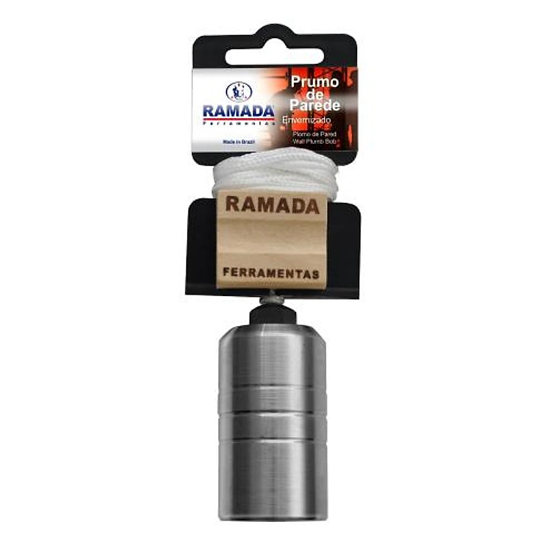 Prumo de Parede de Aço Maciço 400g Ramada — Campinas