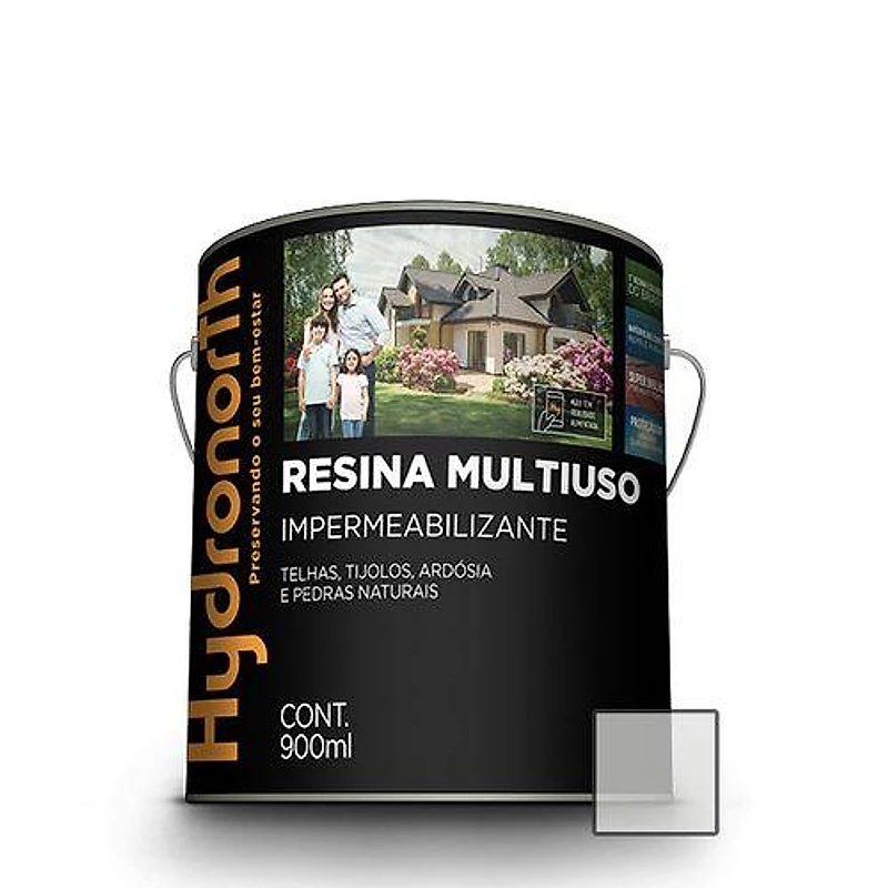 Resina Base Solvente Fosca Incolor 3,6L Hydronorth — Campinas