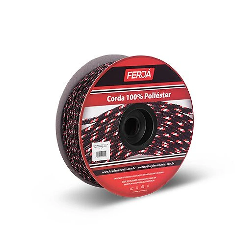 Corda Poliéster Colorida 14mm Carretel 70m Ferja 994550 — Campinas