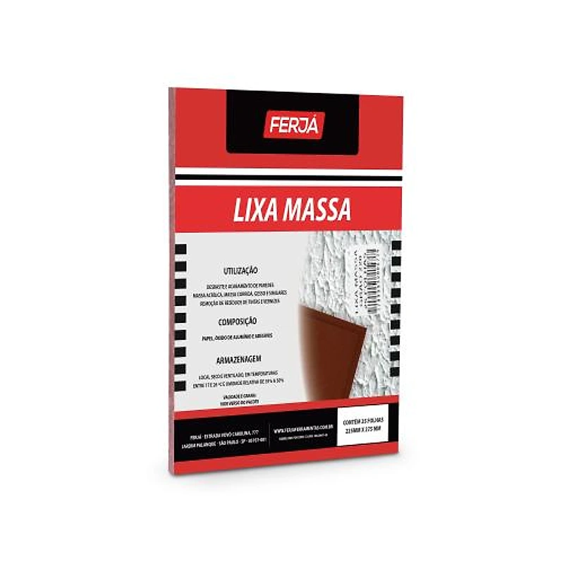 Lixa para Massa Grão 220 Ferja A-230 FL0LN0813 — Campinas