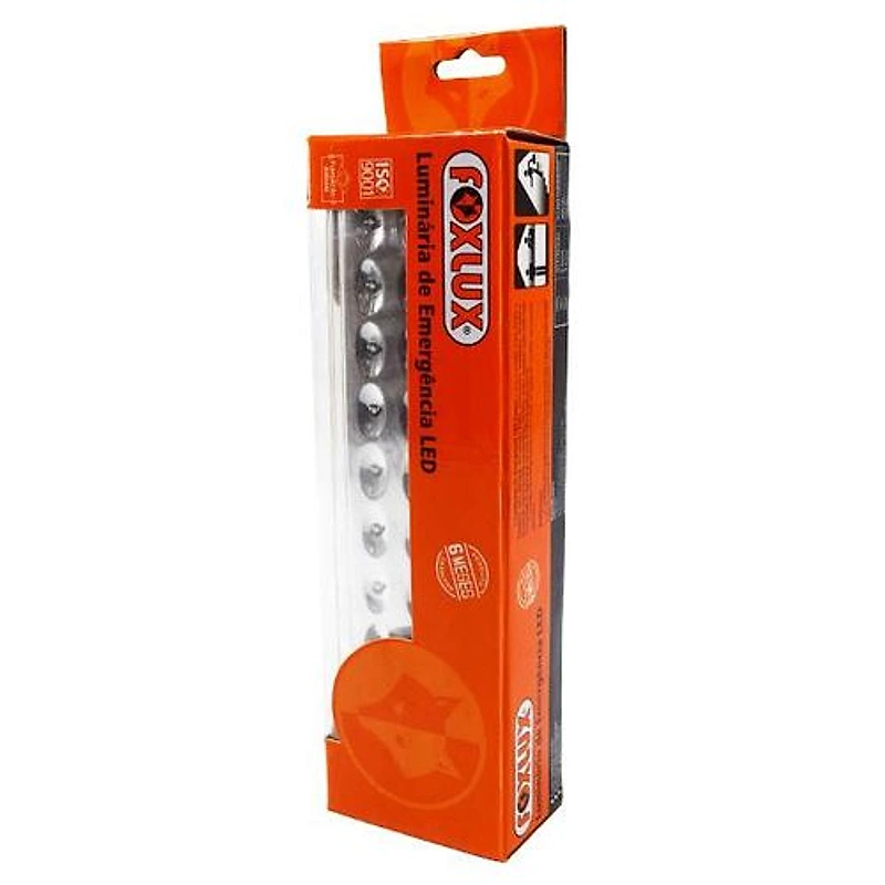 Luminária de Emergência 30 LEDs 100lm 15cm Foxlux — Campinas