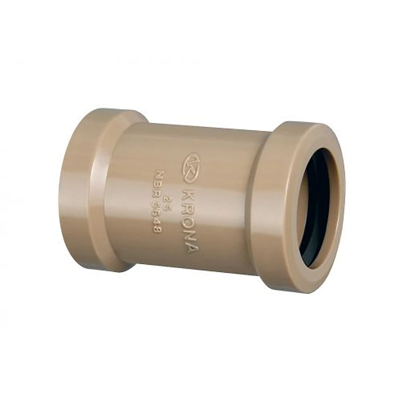 Luva de Correr 2" (60mm) em PVC Marrom Krona — Campinas