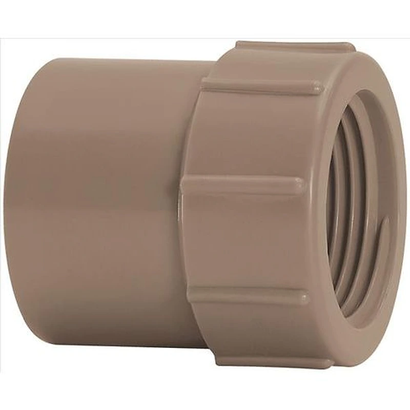 Luva Mista Soldável com Rosca 1.1/4" (40mm) Marrom Amanco — Campinas