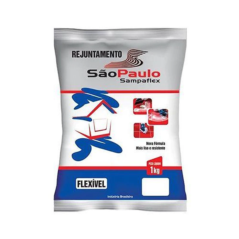 Rejunte para Porcelanato Bege 1kg Sampaflex — Campinas