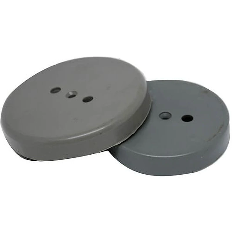 Roseta Plástica 60mm Cinza 200 Peças Ribeiro — Campinas