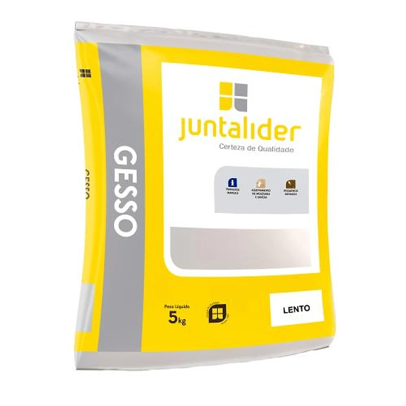 Gesso Lento 5kg Juntalider — Campinas