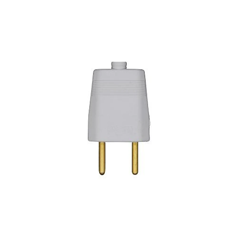 Plugue Retangular 2P 10A Cinza Ilumi — Campinas